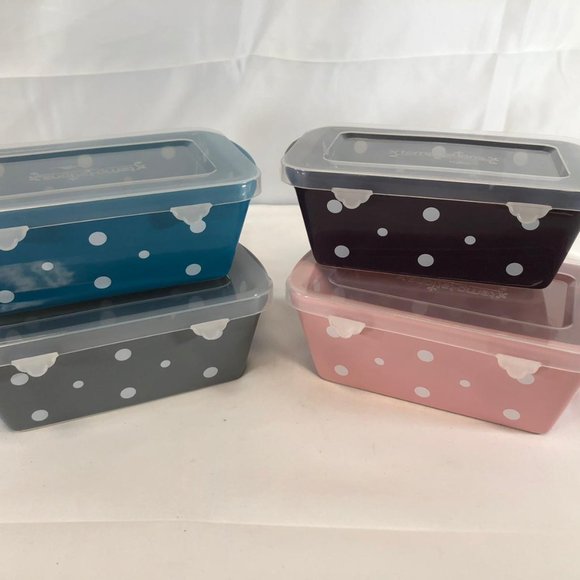 Temp-tations Set of 4 Mini Loaf Pans with Gift Box